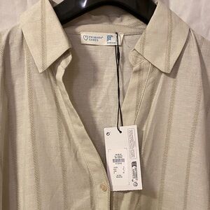 Primark Cream Collared dress